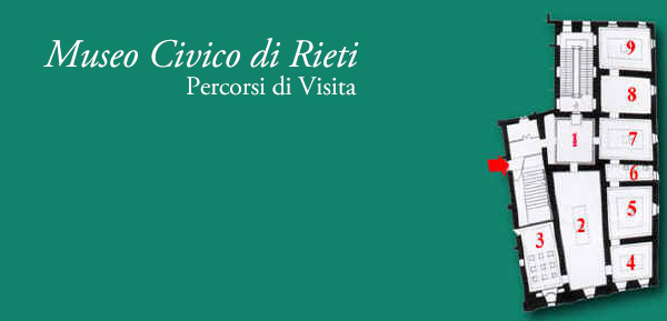 Pianta del Museo Civico di Rieti